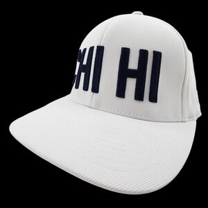 G/FORE CHI HI Hat Chicago Highlands Golf Club White Flexfit Tech 110 Snapback